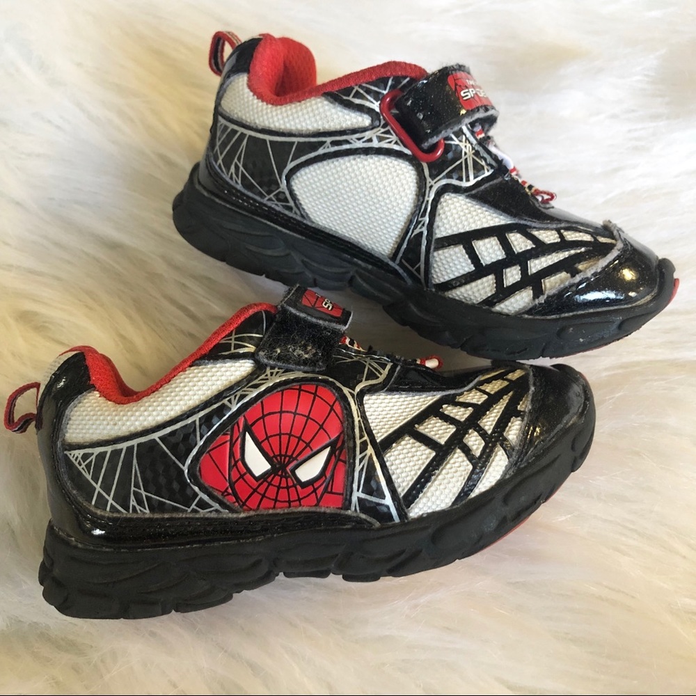 Spider-Man toddler shoes, size 7